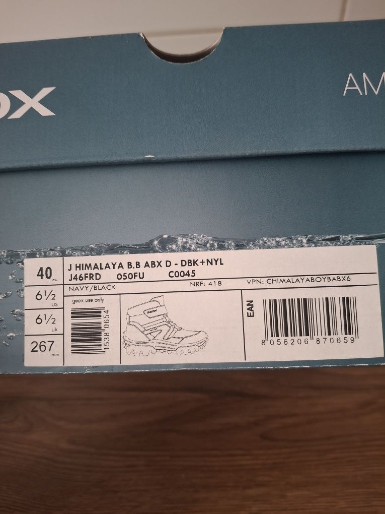 Buty Geox 40 zimowe