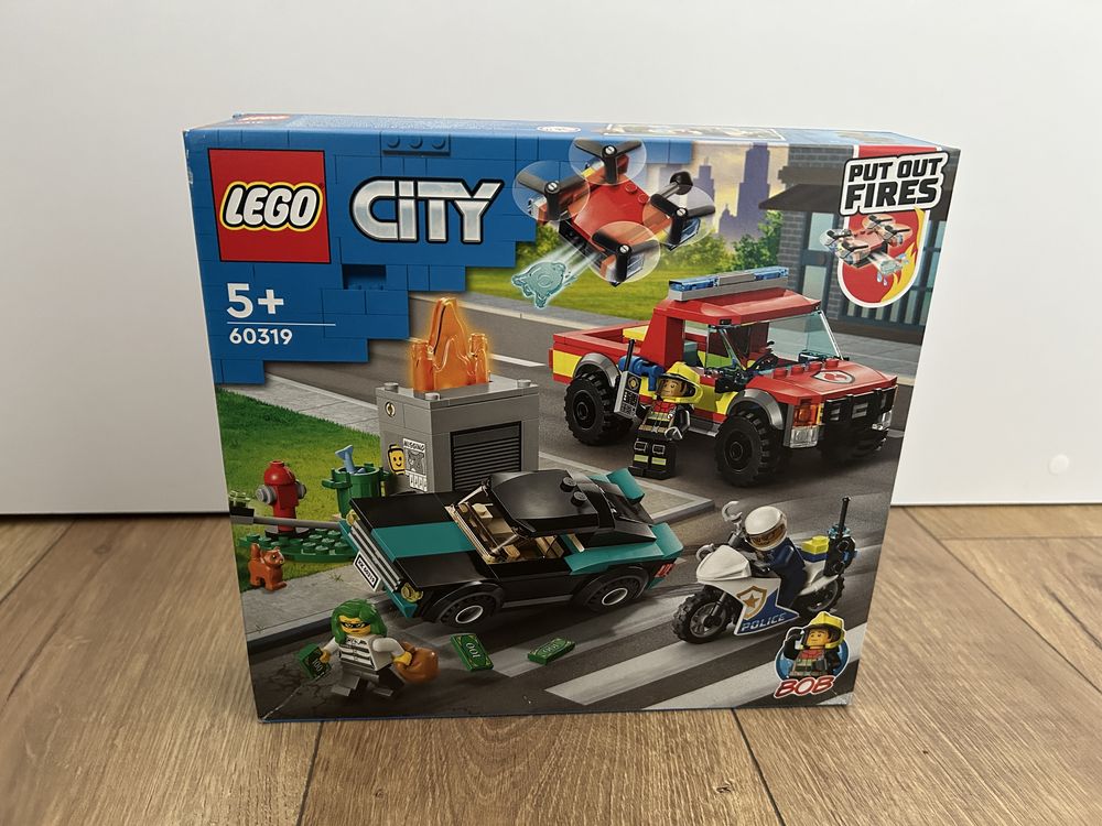 LEGO 60319 City - Akcja strażacka i policyjny pościg