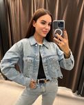 Стильна джинсовка Zara, xs