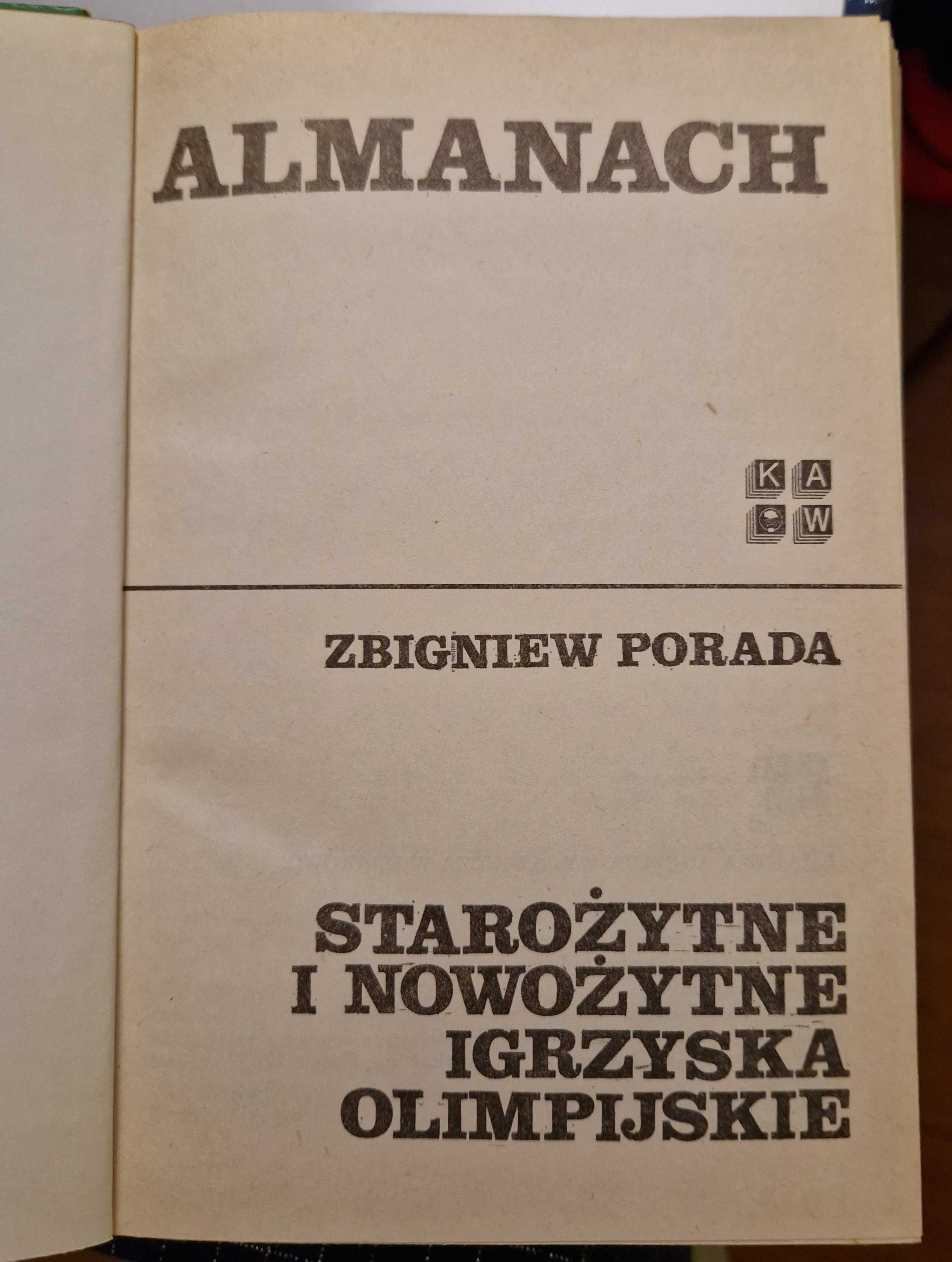 Starożytne i nowożytne Igrzyska Olimpijskie - Zbigniew Porada