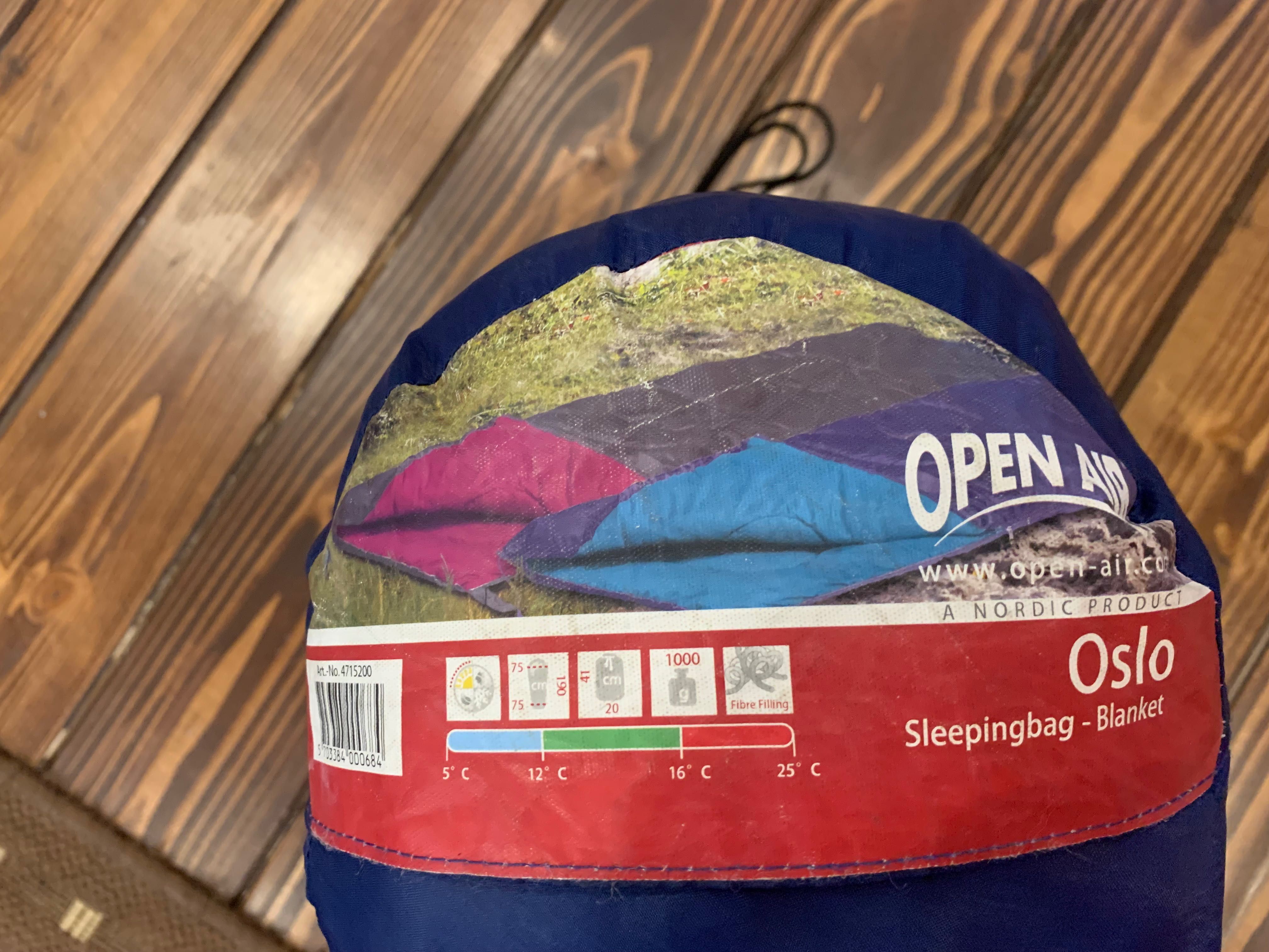 Śpiwór OPEN AIR OSLO SLEEPING BAG bardzo ciepły i miękki