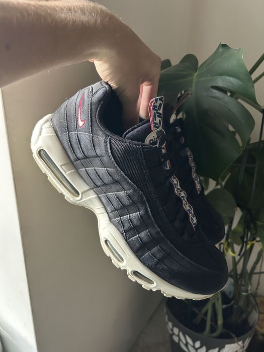 Кросівки Nike Air Max 95 TT Black Sail Pull Tab