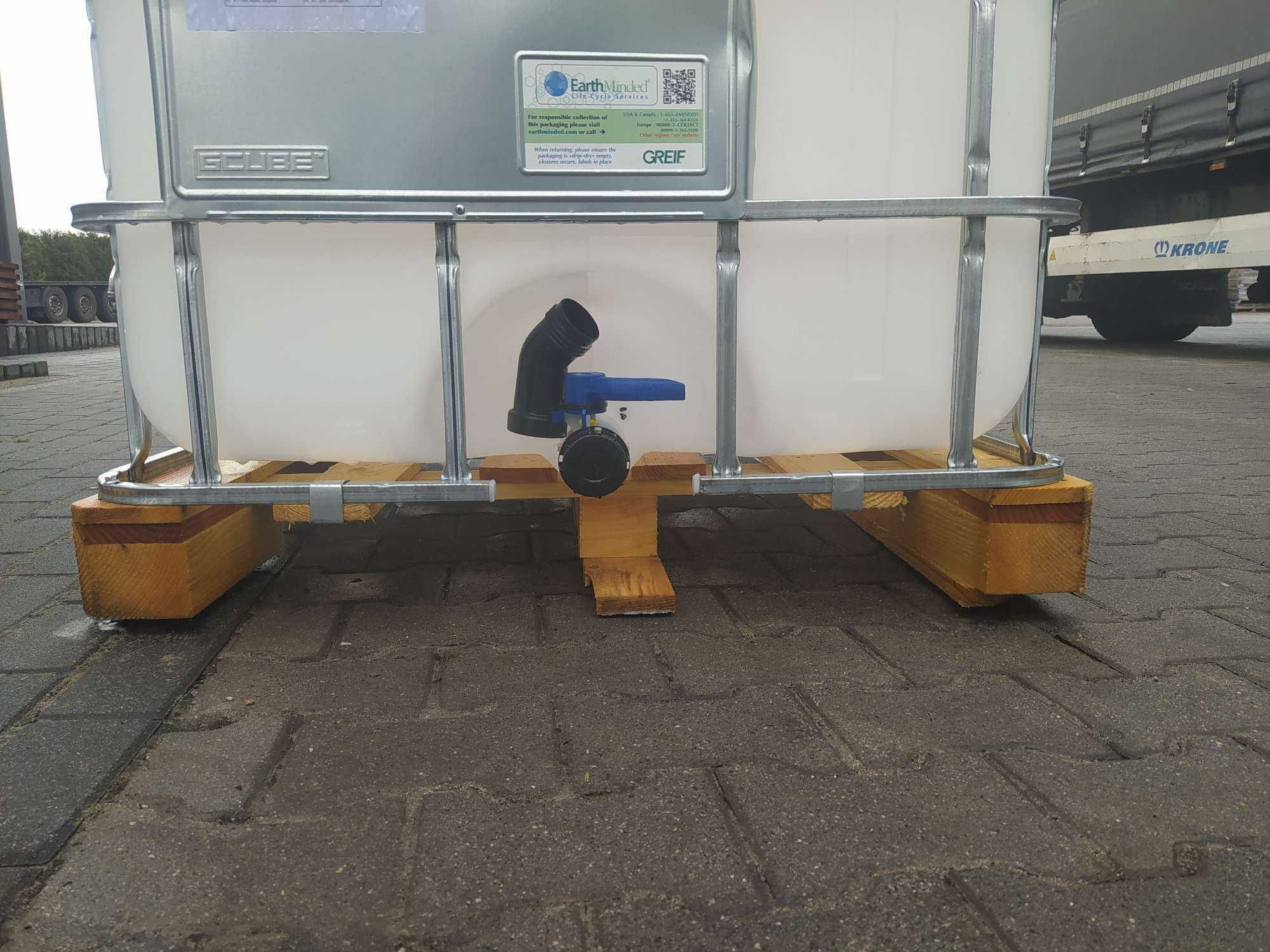 Zbiornik IBC 1000 L Nowy wkład   atest spożywczy małzer mauzer