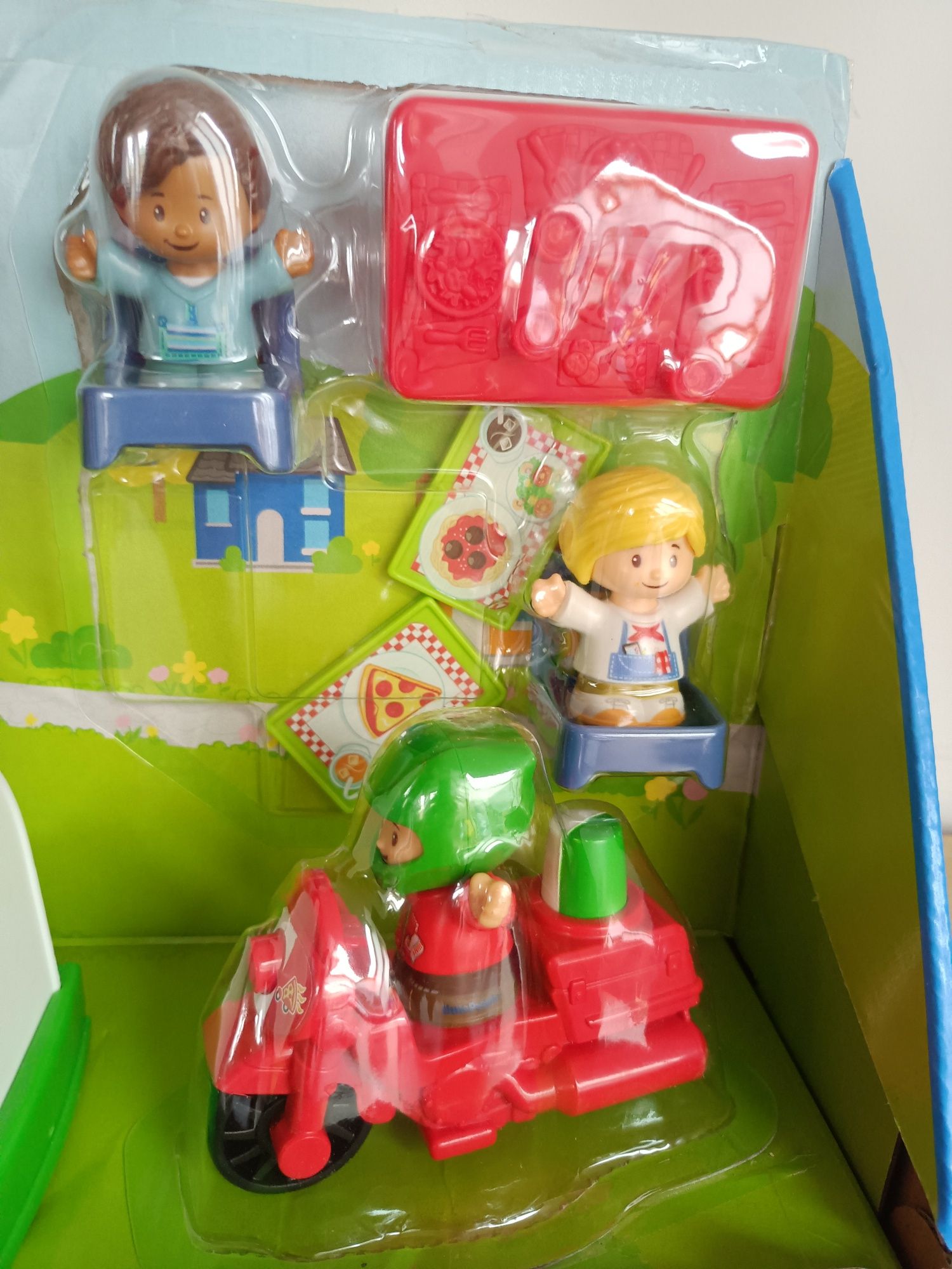 Figurki Mattel Fisher Price Little people Pizzeria