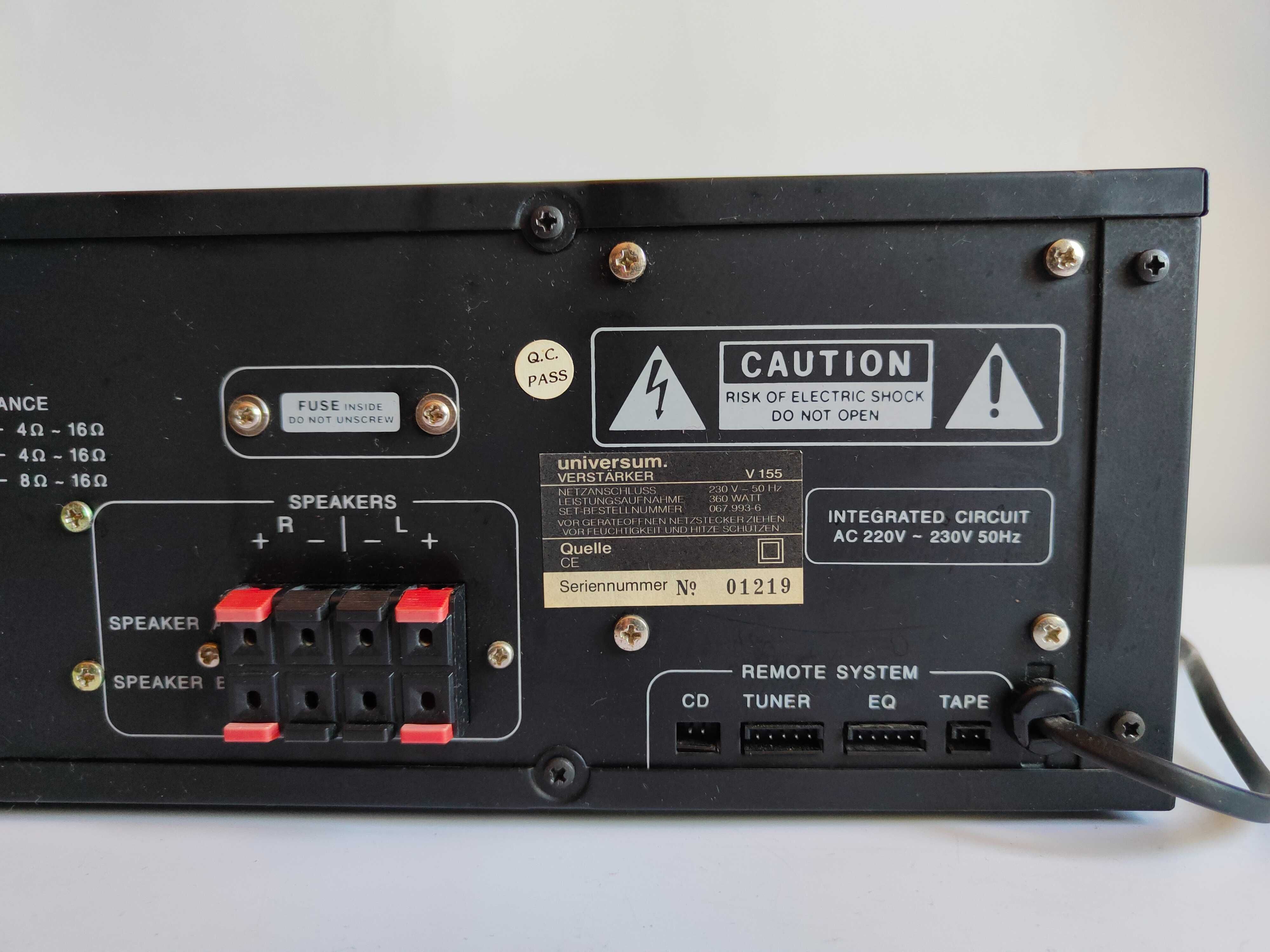 Wzmacniacz stereo Universum V-155