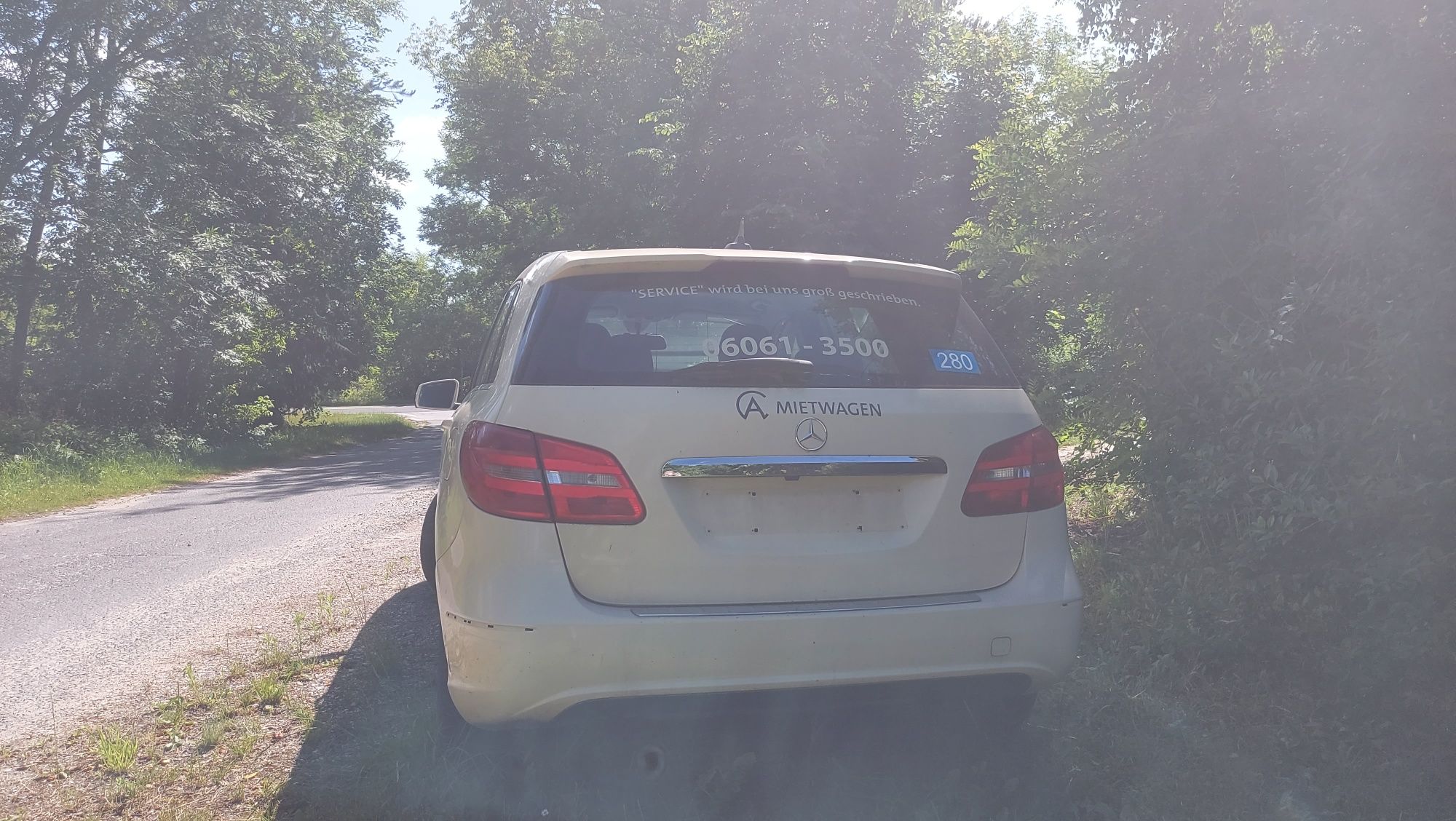 Kompletna Klapa Bagażnika kamera Mercedes w246 Polift B klasa