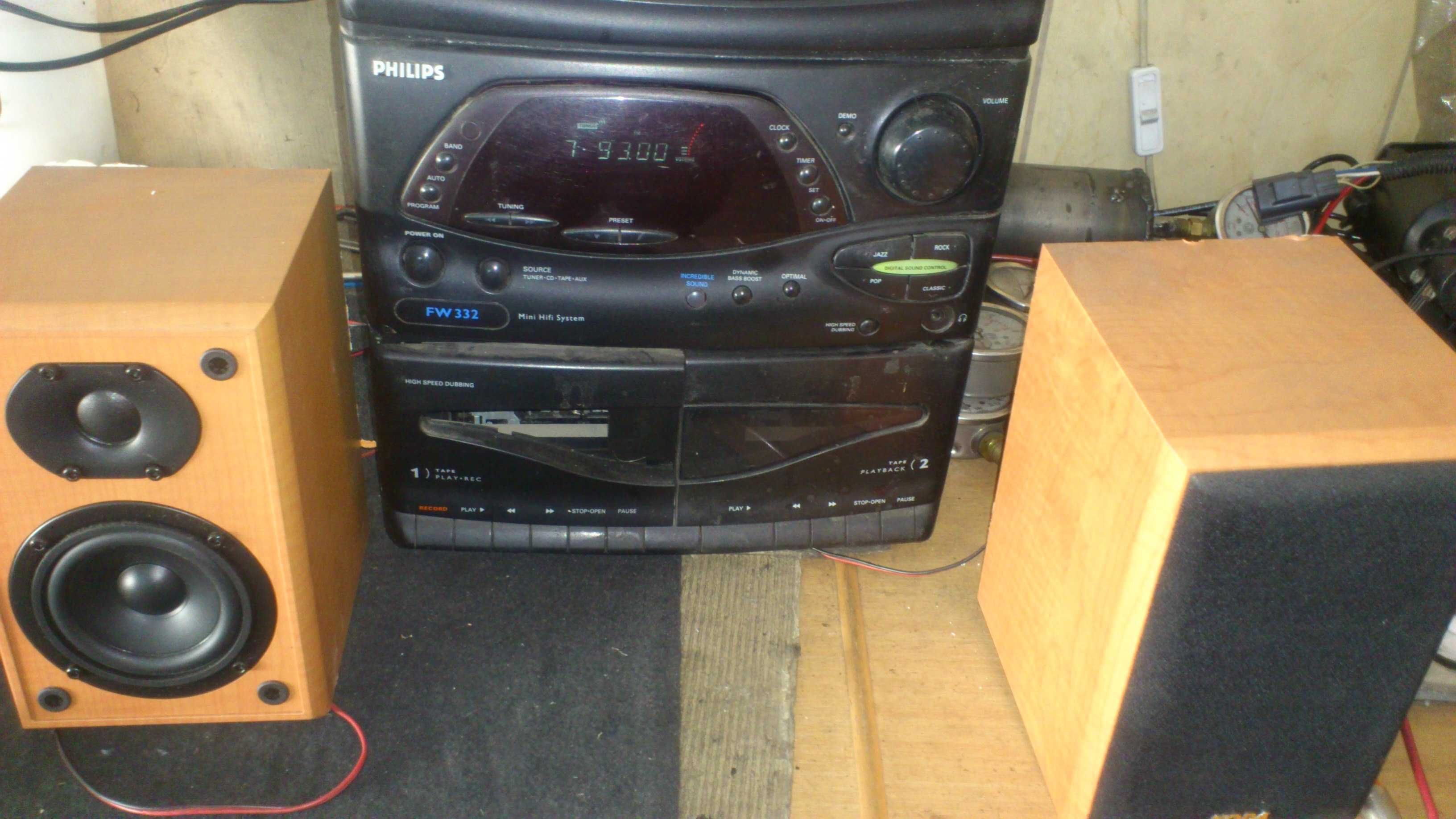 radio boombox JVC PC-RW100 subwoofer kaseta vintage radiomagnetofon