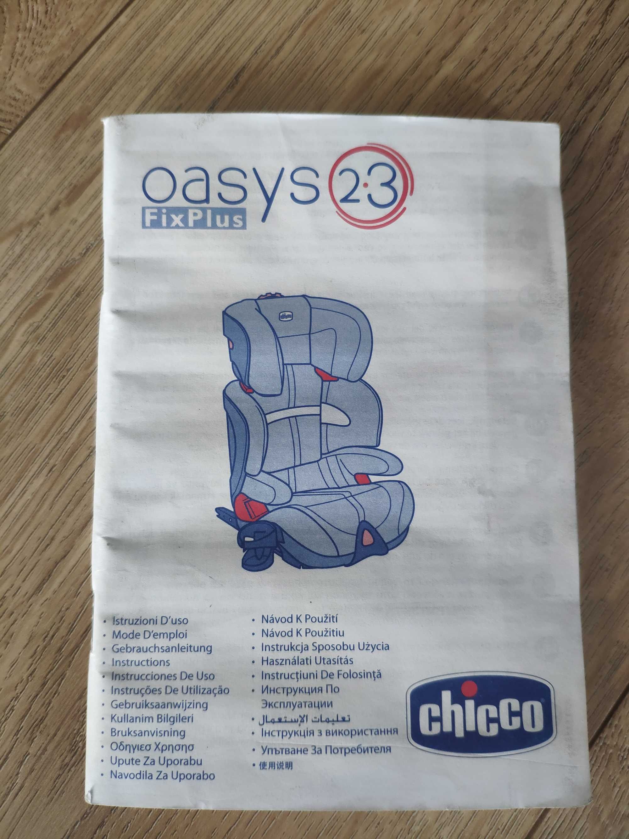 Fotelik samochodowy Chicco oasys 15-36 kg