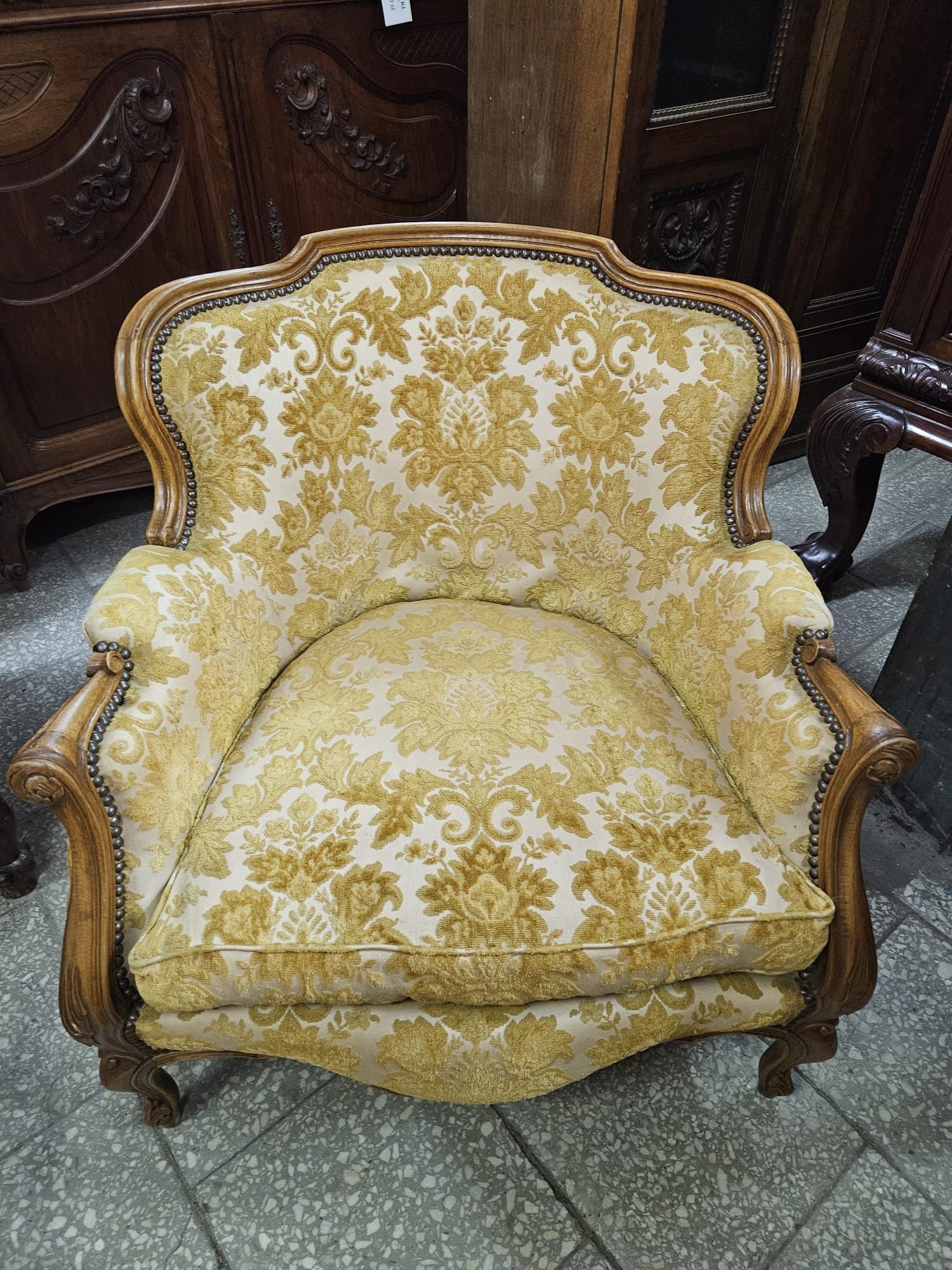 Francuski Komplet Ludwikowski sofa i 2 fotele