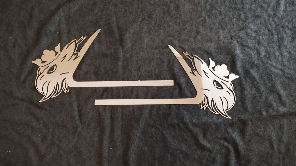 Nakładki klamka Scania R "CHROM" Dekory stal nierdzewna inox