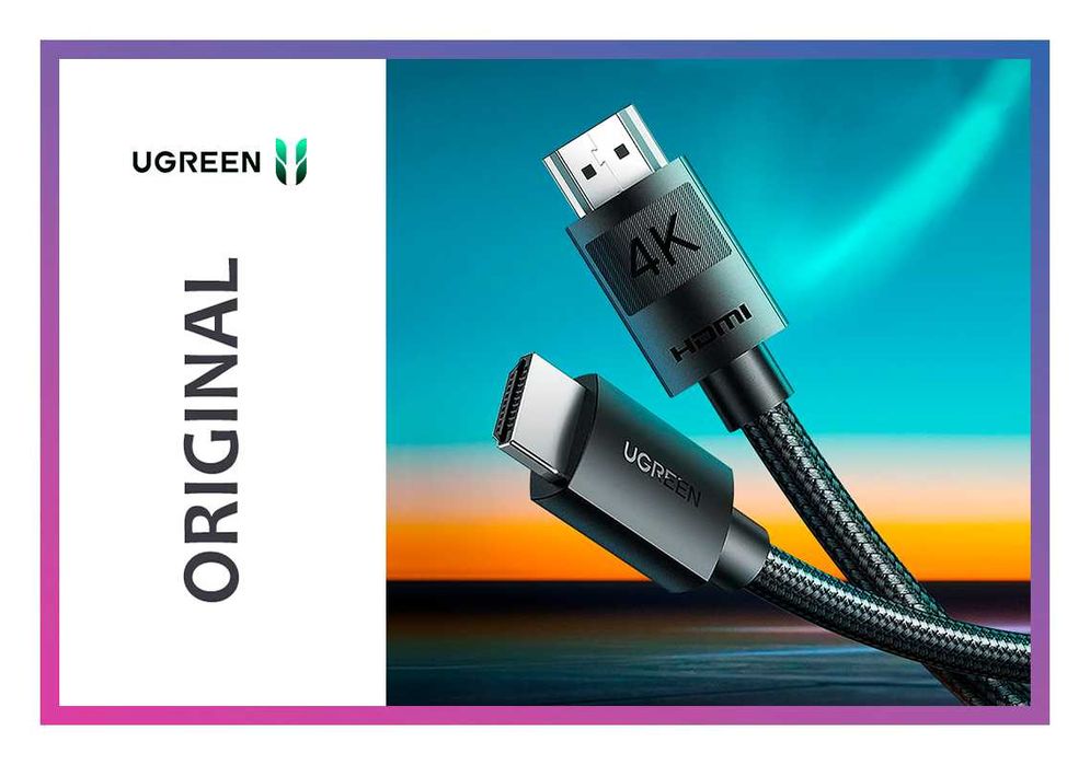 Кабель HDMI для монитора 4K UGREEN шнур hdmi для телевизора 5 метров