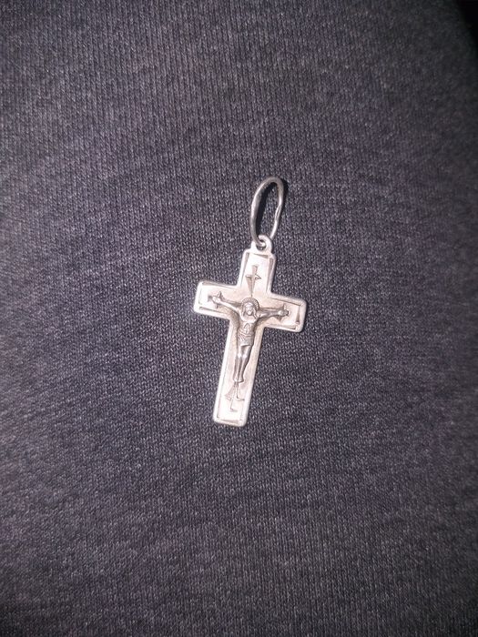 Хрестик срібло 925