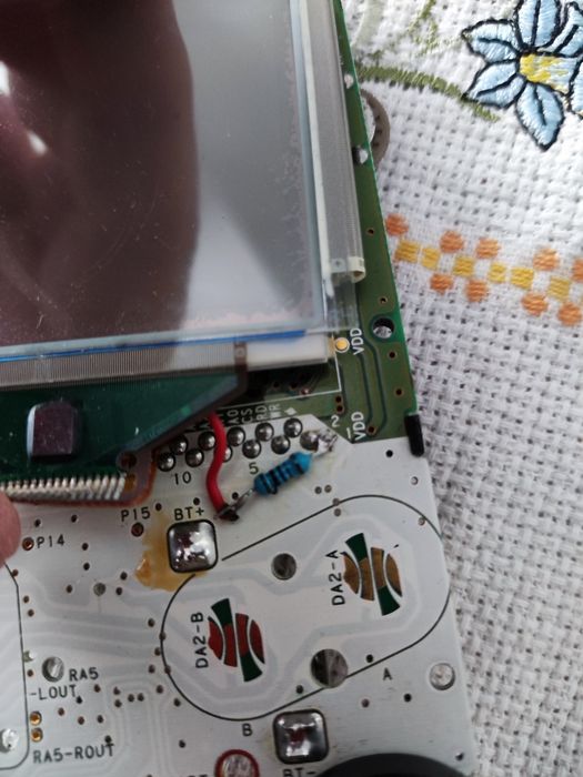 Iluminação ecrã game Boy pocket