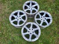 Mercedes CLK felgi aluminiowe 17 cali, BBS RT217 i RT218, skręcane,