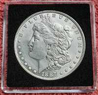 USA - 1 dolar 1887 - Morgan - srebro 0.900