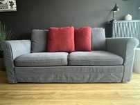 Sofa 2 osobowa rozkładana GRONLID - antracytowa