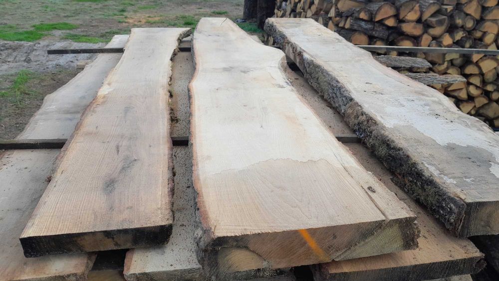 Dąb deski brusy kołki słupki huśtawka ławka etc itd