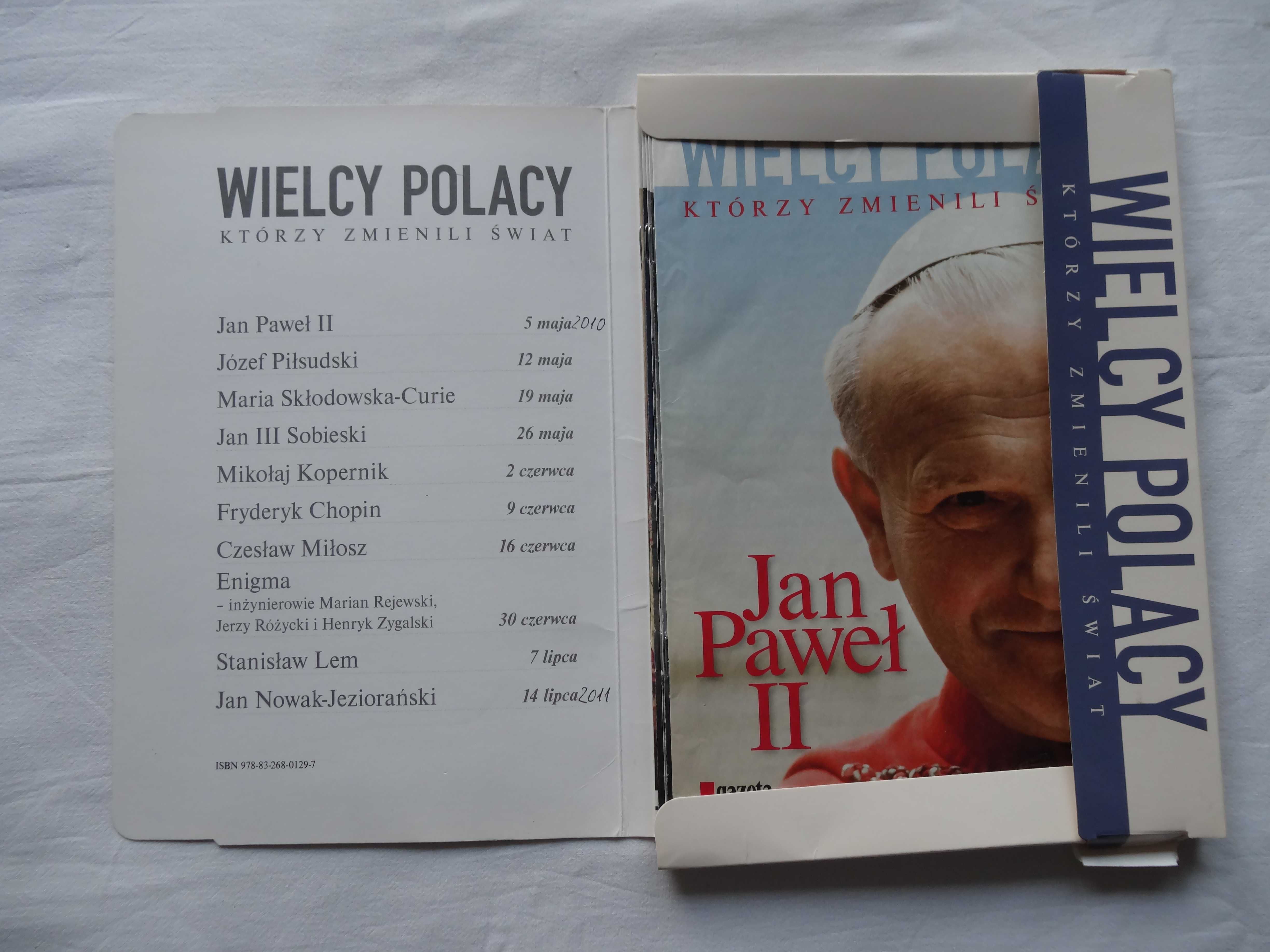 Wielcy Polacy, którzy zmienili świat kolekcja 10 zeszytów komplet