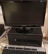 PC HP dektop i5 4gb ram, 512gB hdd. Com monitor, teclado e rato