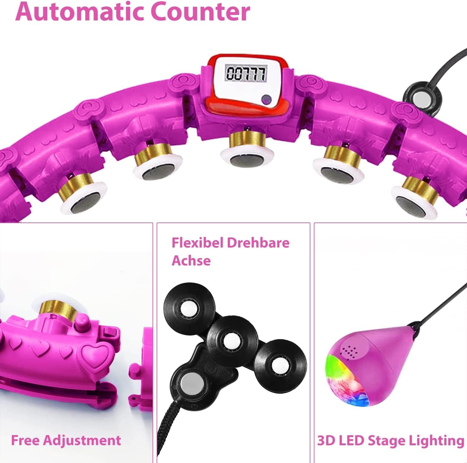 Hula hop Led z licznikiem -189-