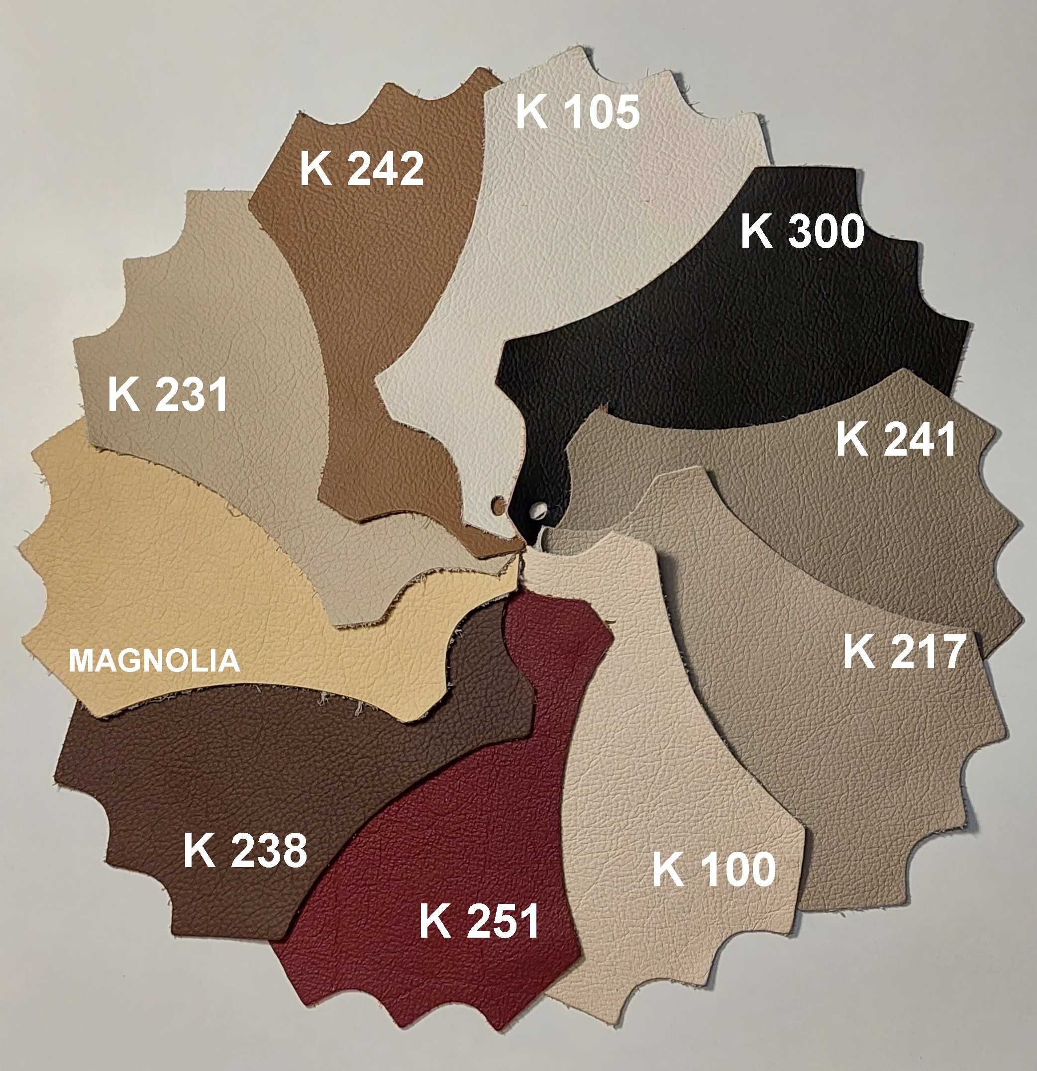 Komplet mebli tapicerowanych RAJKO - Gwarancja - Skóra naturalna