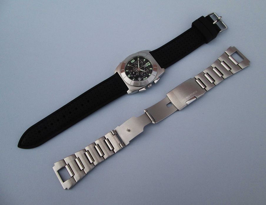 1990's Relógio Cronometro TIME FORCE com Alarme Mov. ISA 8154 - SWISS