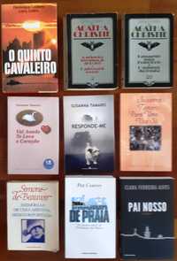 Livros  Agatha Christie, Pat Conroy, Lapierre e Collins