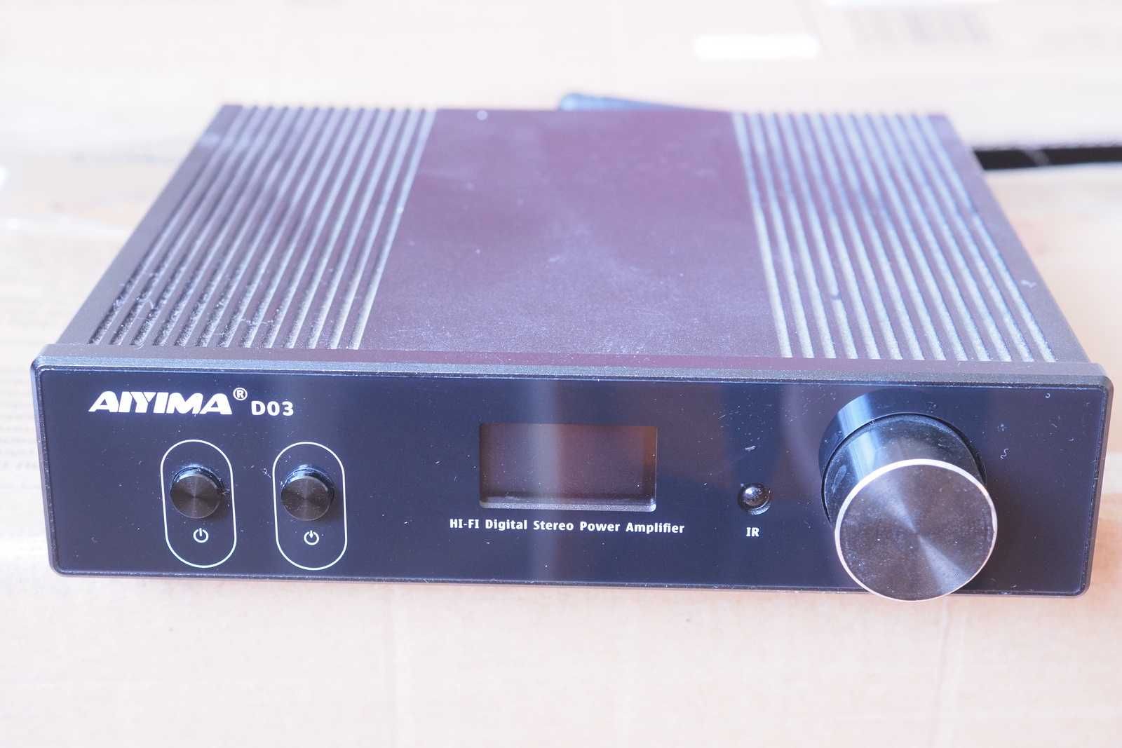 Zestaw stereo wzmacniacz klasy D Aiyma D03 z DAC i bluetooth + kolumny
