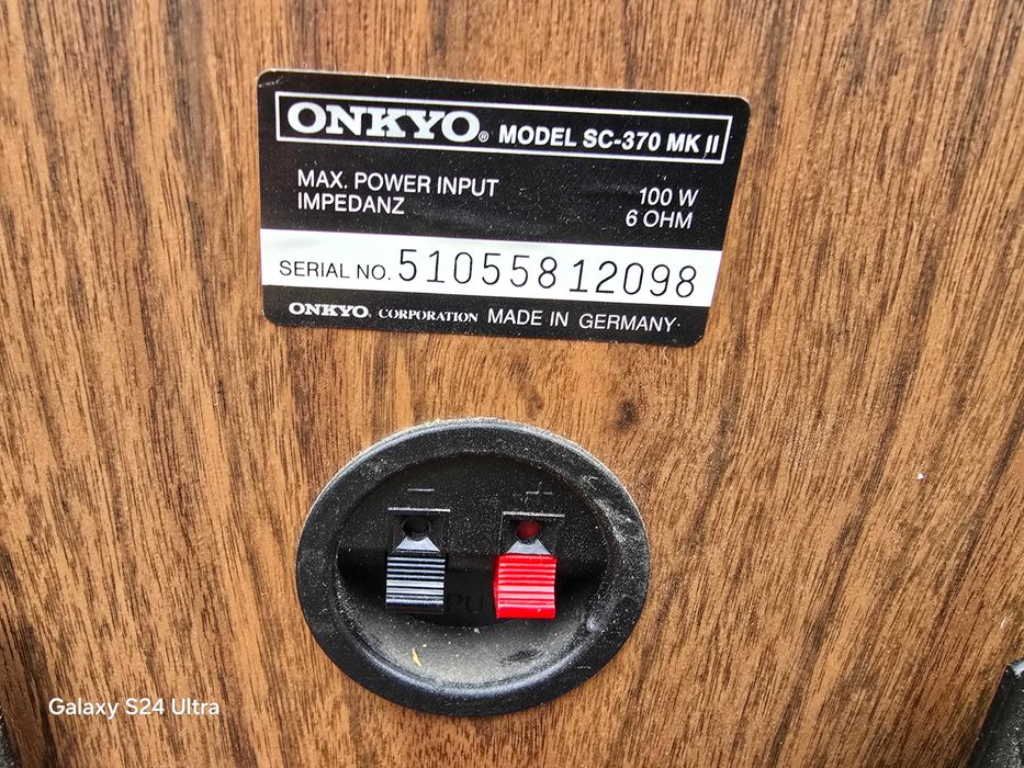 kolumny onkyo sc370 mk2 vintage piękne