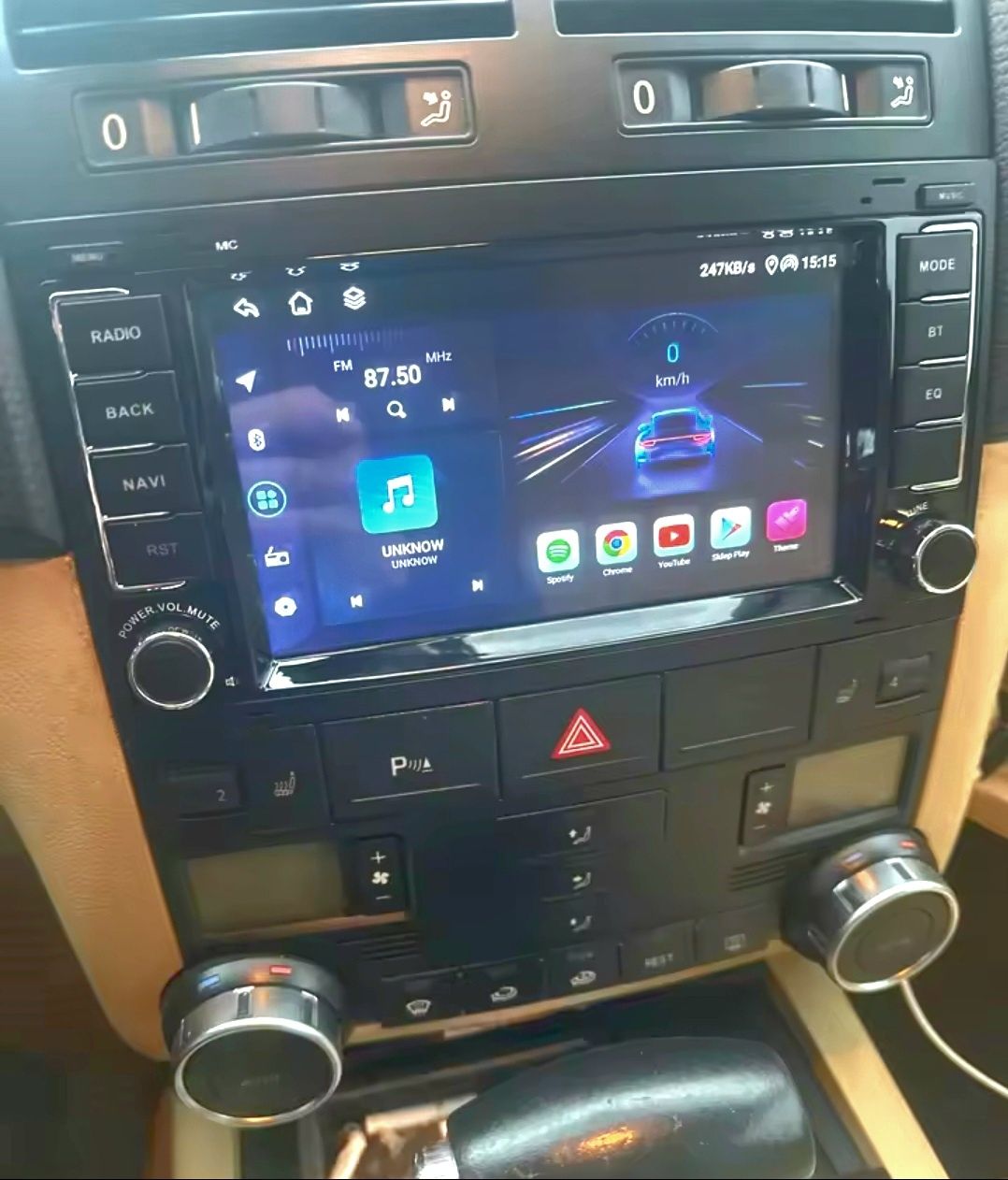 Rádio VW Touareg Android 13 com GPS (Novo)
