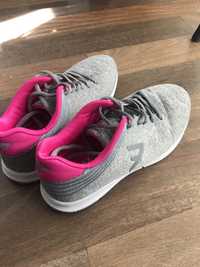 Sportowe Damskie buty 4F szare z różowym rozmiar 37 jak Nowe