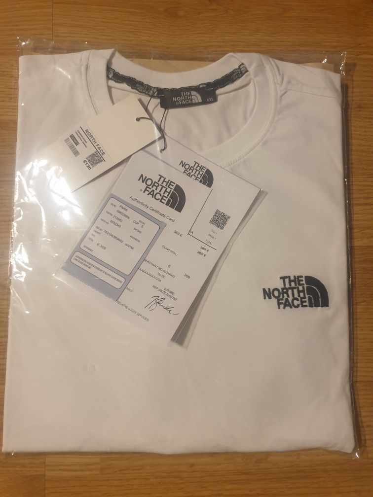 NTF North Face t-shirt koszulka krótki rękaw XXL biała now