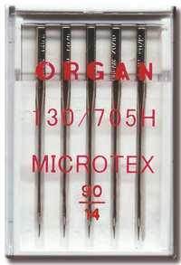 Igły do maszyn półpłaskie Organ Microtex 90