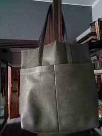 Medicine torba shopper bag zielona khaki