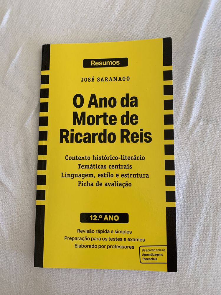 Ano da Morte de Ricardo Reis - livro resumos