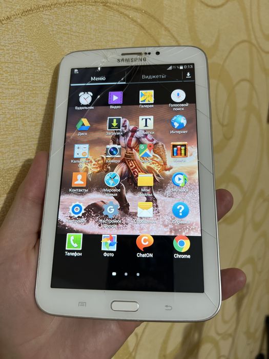 Планшет Samsung Galaxy Tab 3  повністю функціональний.