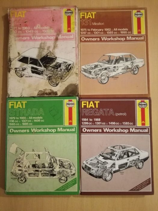 Manuais Técnicos Haynes RTA e Outros - Todas as marcas e modelos