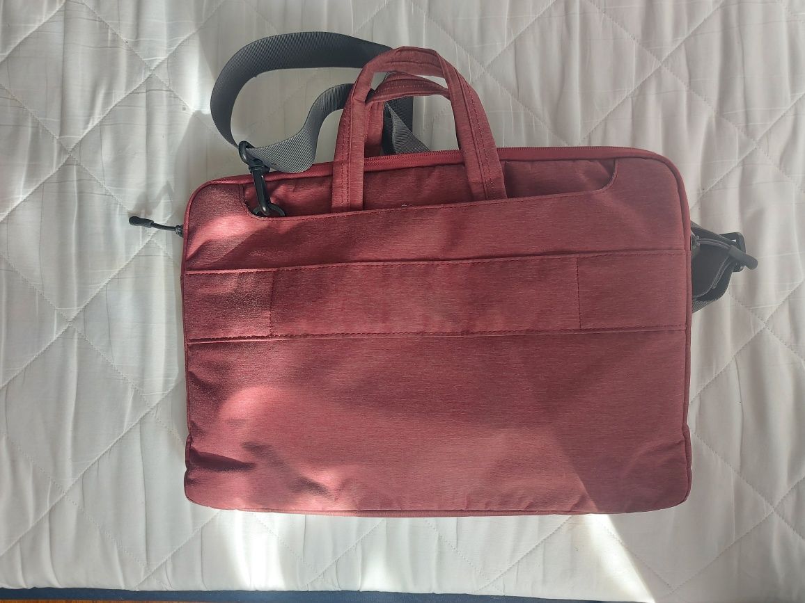 Torba na laptopa 11-15'  38x28cm bordo Cartinoe