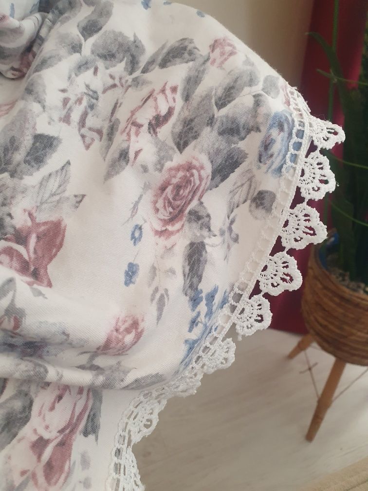 Sukienka hiszpanka kwiaty boho M 38