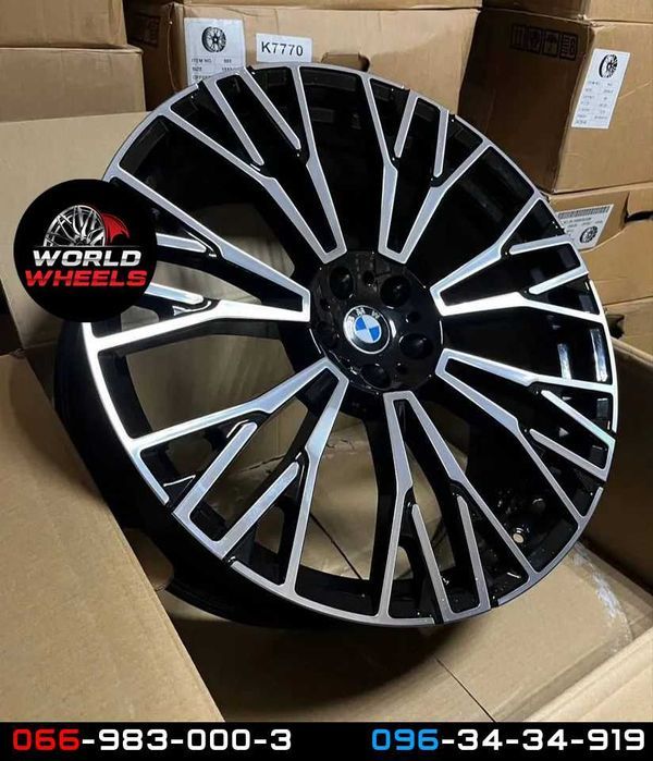 Диски R20 5x120 BMW X5 X6 E70 F15 E71 F16 745 стиль різноширокі