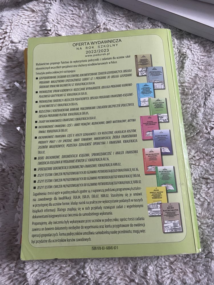 Prowadzenie dokumentacji zeszyt testów i ćwiczeń - kwalifikacja eka.04