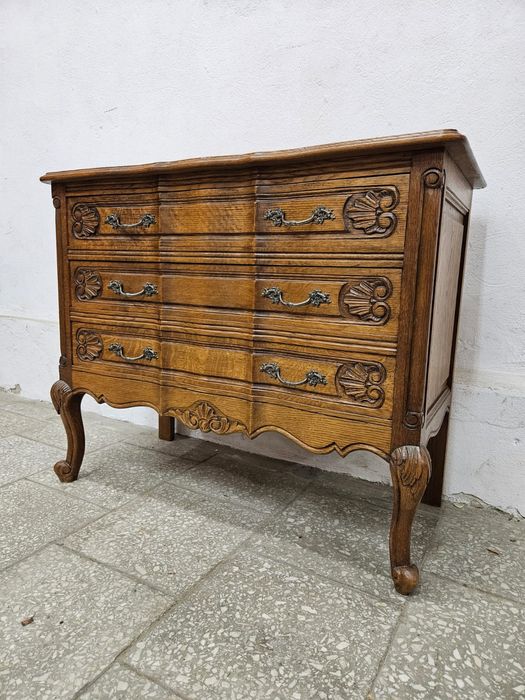 Ładna zgrabna komoda Ludwikowska z szufladami /