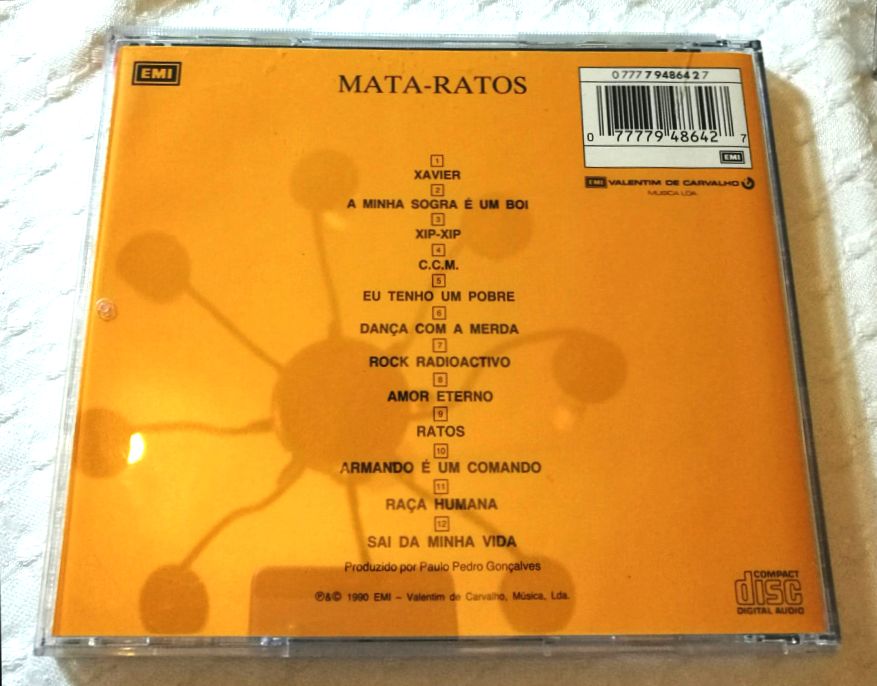 Mata Ratos - Rock Radioactivo CD original 1990 EMI VC