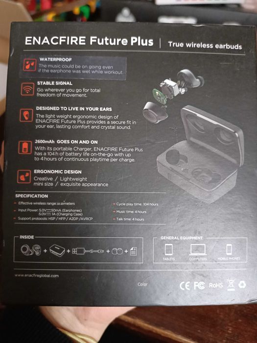 Słuchawki douszne bezprzewodowe