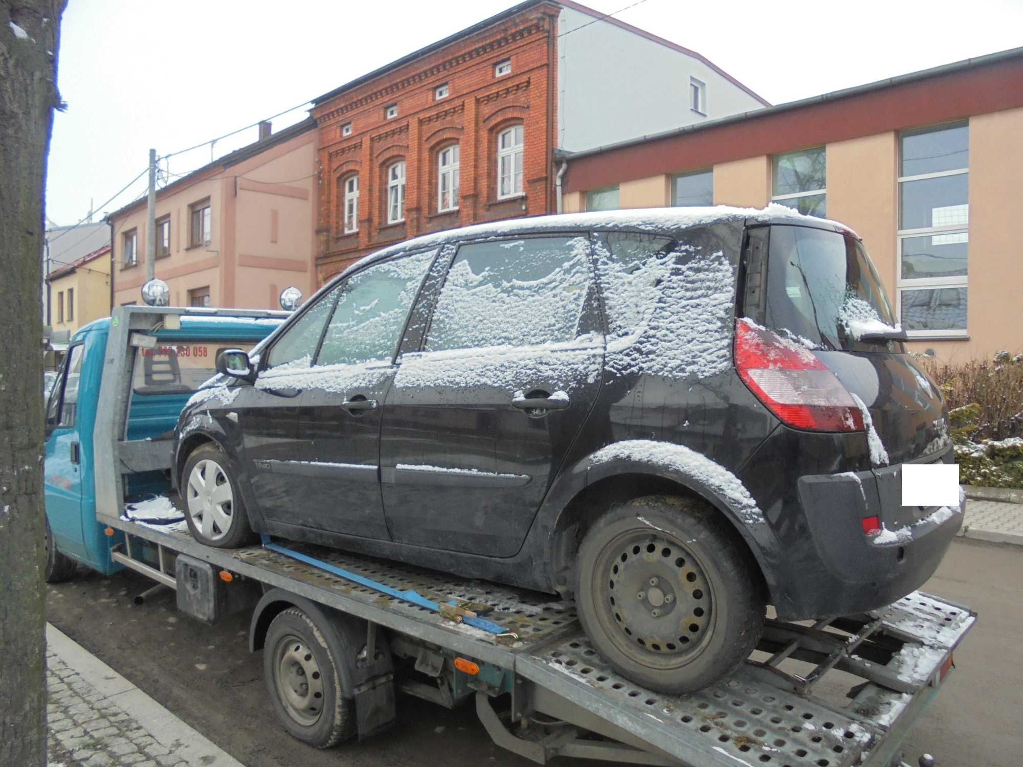 Renault Scenic II 1.9 dci kolor czarny , kod lakieru NV676 na części