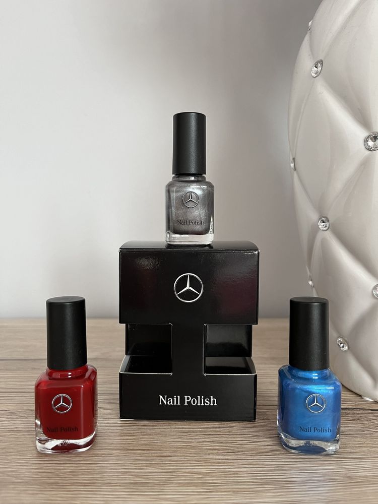 Lakiery do paznokci Mercedes-Benz Collection (3 razy 8ml) NOWE