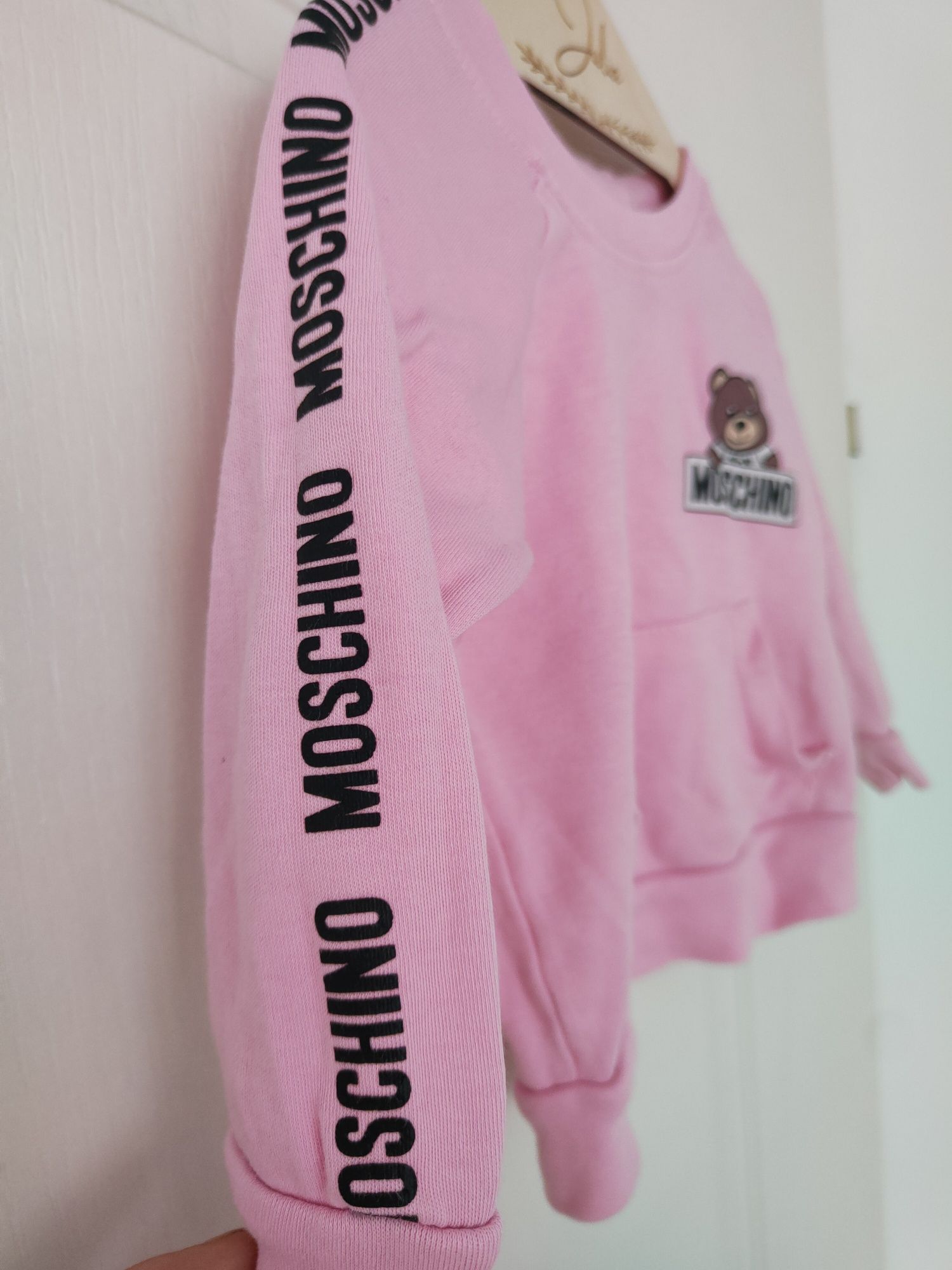 Bluza Moschino niemowlęca dziecięca dziewczynki wiosenna