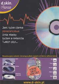 Przezroczyste osłonki d_skin na płyty DVD/CD 3x5szt