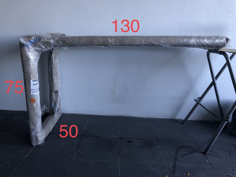 Estrutura para mesa em inox escovado