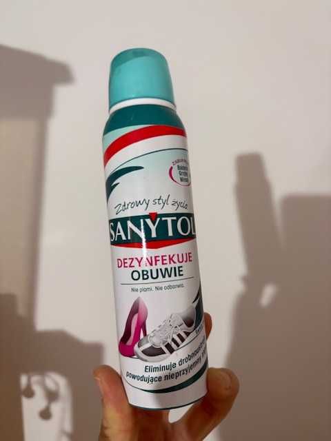 Sanytol zestaw 3 rzeczy dezodorant do tkanin i obuwia stop roztocza